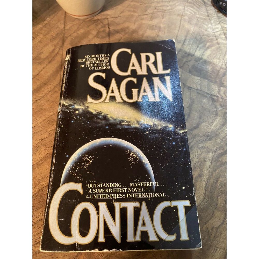 1986 FIRST PRINTING CONTACT CARL SAGAN PAPERBACK